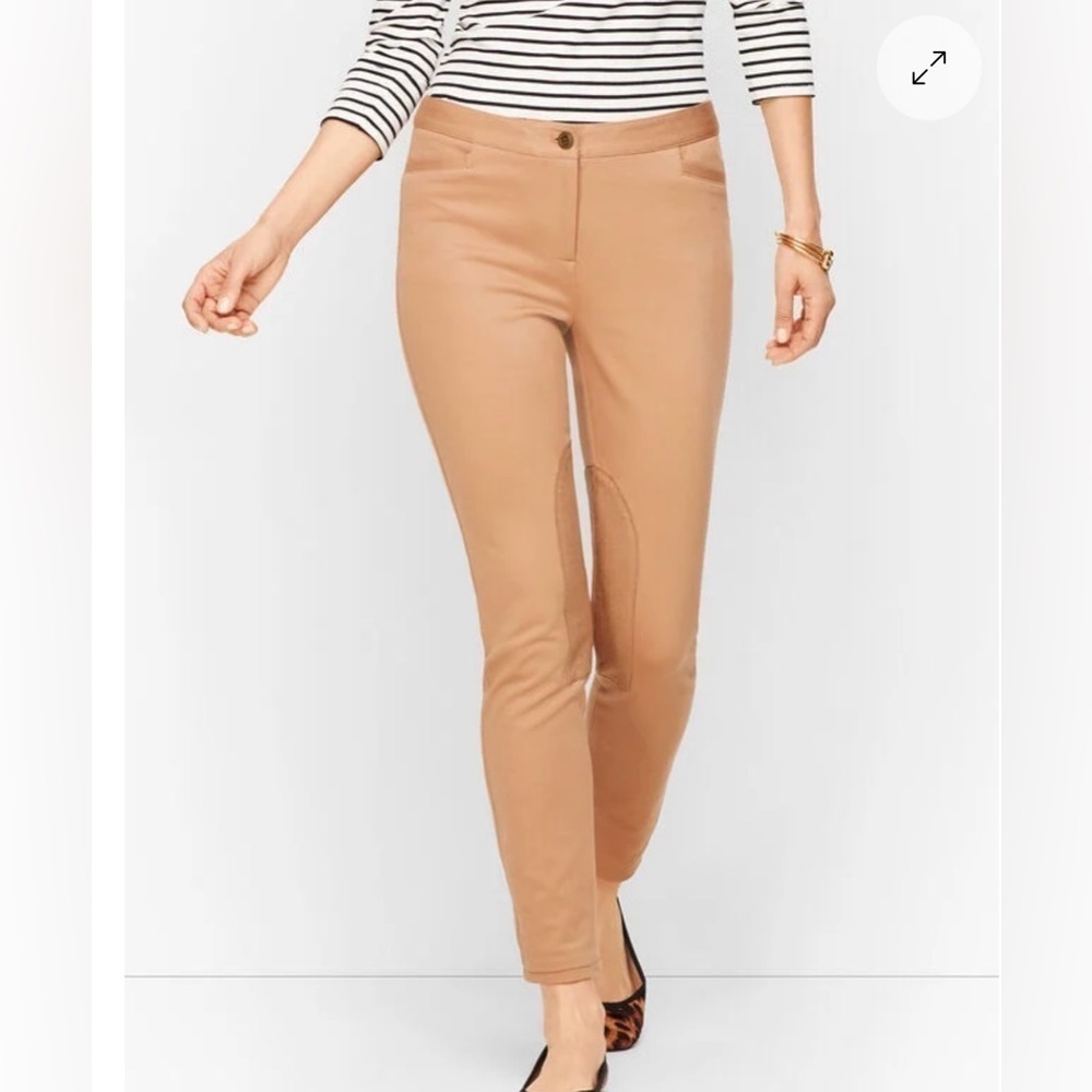 Talbots Dalton Skinny Ankle Equestrian Style Skinny Ankle Pants Womens 14